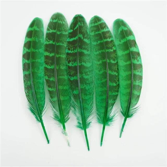 10-15cm Female Pheasant Feathers Jewelry Creation Colored Handicraft Accessories Natural Plumas DIY Holiday Decorations