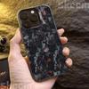 Cool Carbon Fiber Pattern Matte Hard Phone Case For iPhone 16 16E 15 14 13 12 11 Pro Max XS XR 8 7 Plus Shockproof Plating Cover