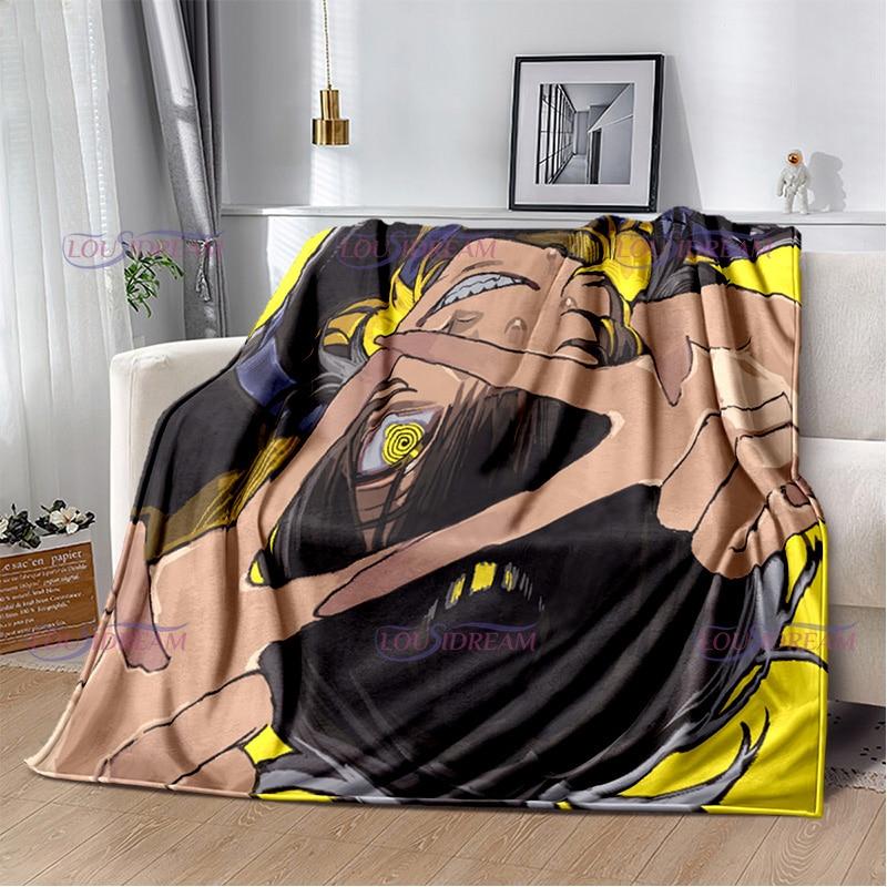 Одеяло с синим замком из японского мультфильма аниме, теплое, уютное домашнее одеяло для кровати, дивана, дивана, легкие подарки для мальчика
