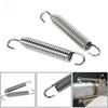 2pcs Motorcycle 75mm Exhaust Pipe Rotatable Muffler Mounting Spring Hooks Front Middle Connect Pipes For Kawasaki Suzuki Yamaha