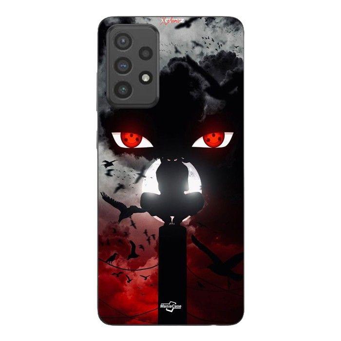 Coque de téléphone - MANIACASE - Samsung Galaxy A53 - Itachi Uchiwa Naruto - Silicone TPU - Souple