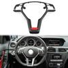 1 пара накладок на рулевое колесо автомобиля в стиле углеродного волокна 09946400139107 для Mercedes-Benz W176 W204 W212 W117 только для стиля AMG