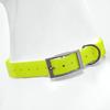 2.5cm Wide Heavy Duty TPU Dog Collar Waterproof Hunting Adjustable Pet Collar 8 Colors For Large Medium Dogs Outdoor Training