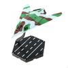 1/144 F117 Литая модель истребителя Миниатюрные игрушки с подставкой Ретро самолет для офиса