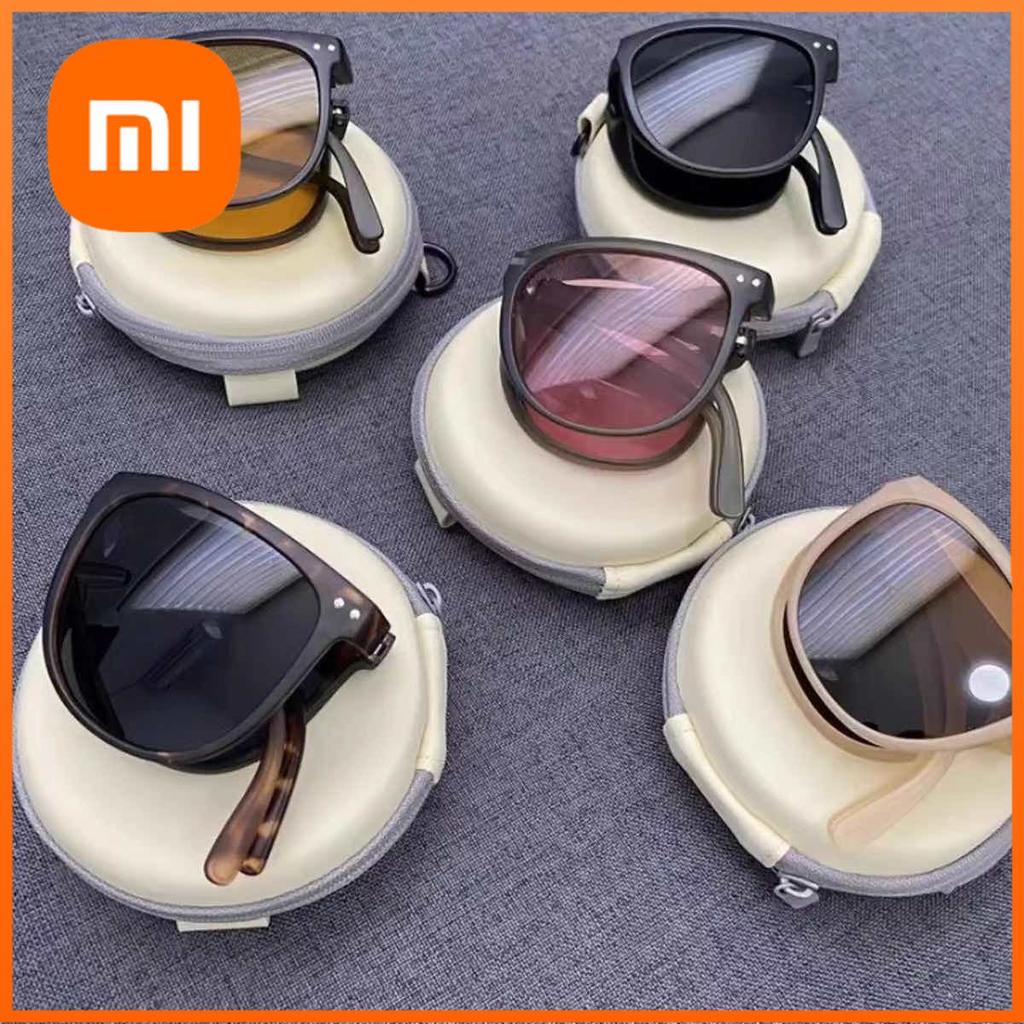 Xiaomi Складные солнцезащитные очки, Портативные, Ультралегкие, Защита от солнца, Защита от УФ-лучей, Очки для мужчин и женщин