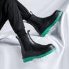 Chelsea High Top Martin Boots Men's Smoke Boots Increase Height British Warm Autumn and Winter Leather Boots 59002-R