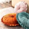 Seat Pillow Ruffle Super Soft Comfortable Touch Full Filling Elastic Decorative Round