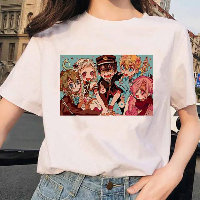 Toilet Bound Hanako Kun Print T Shirts Women Harajuku Ullzang Fashion Tshirt s Graphic Funny Tshirt Summer Top Tee Female