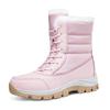Women's Snow Boots Winter Outdoor Thickened Plush Ankle Boots Fashion Sports Warm Non-slip Plus Size Cotton Shoes 36-42