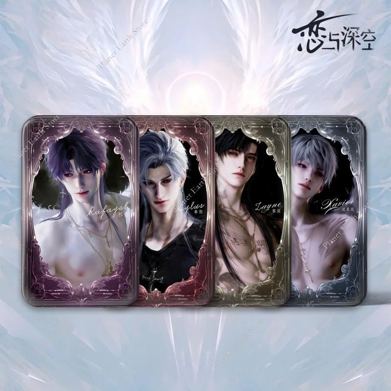 2025 1/4 шт. Любовь и Глубокий космос Стилус Рафаэль Зейн Ксавье Аниме Квадратный значок Эмблема Сплав цинка Брошь-перо Мультяшные подарки