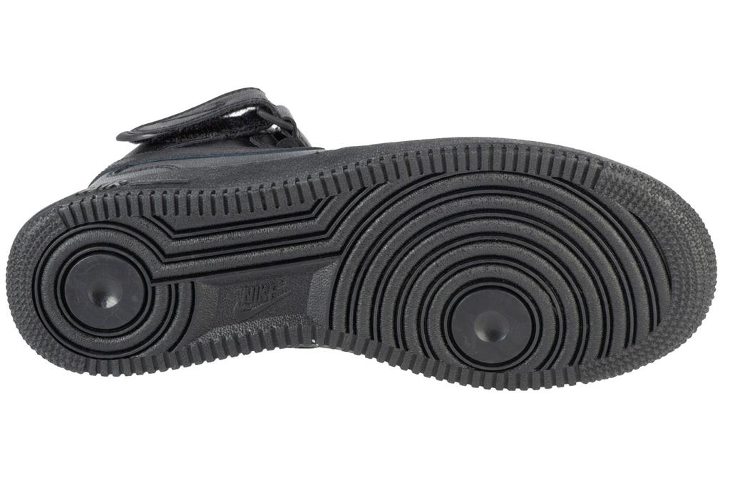 Nike Air Force 1 Mid 07, Mens Black Sneakers