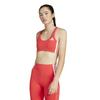Adidas Adizero Run Sports Medium Red Size AB Women's Bra, Support, Semi-Silent (JI8047), J/M,