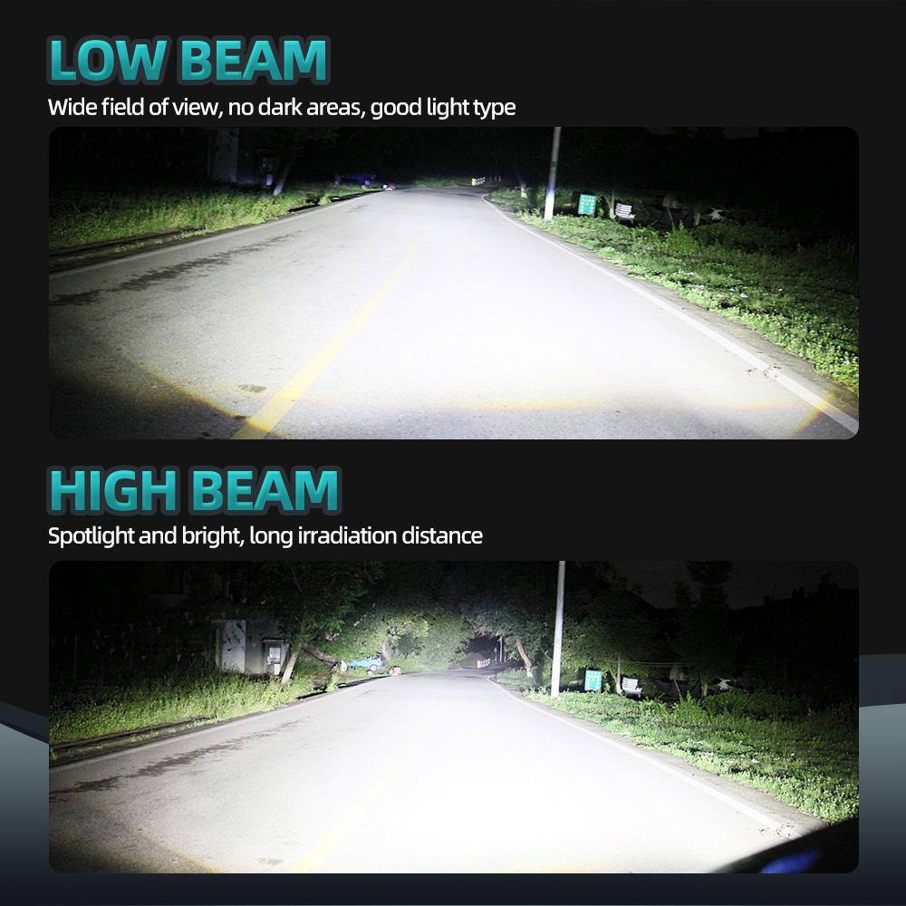 9005/HB3 H8/H9/H11 LED Bulbs Combo High Brightness 6000K White Mini Car LED Headlight Lamps
