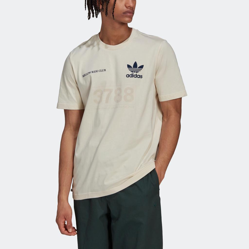 Adidas Originals Mellow RIDE T Shirt Men's Ecru HL9277