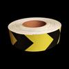5cm*25m Waterproof Reflective Tape Fluorescent Yellow-Black Conspicuity Adhesive Strips Arrow Warning Reflectors Sticker For Car