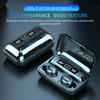 IPX7 Waterproof Wireless Sports Headphones 9D Stereo TWS Bluetooth 5 0 CVC8 0 Noise Cancelling with LED Display Charging Case