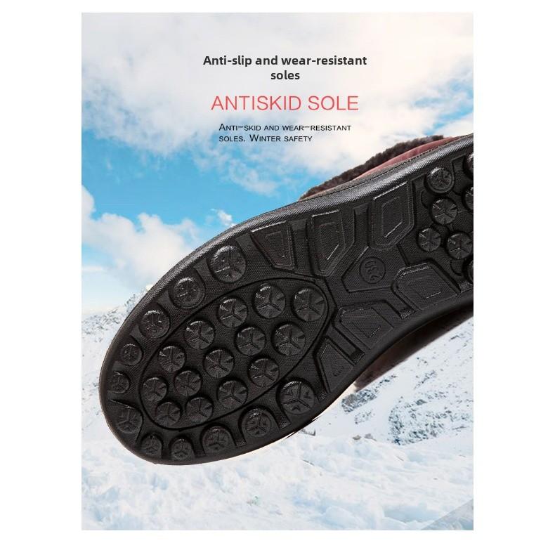 Plus Size Winter Warm Women's Snow Boots Women's Side Zipper Waterproof Cotton Boots Women's Shoes