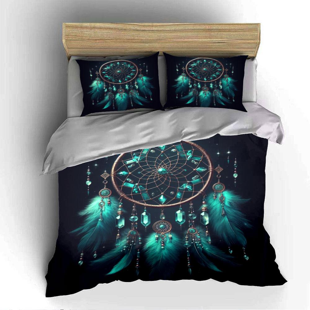 Dreamcatcher Pattern Bedding Set Bedding Duvet Cover Set Duvet Cover Pillowcases (1 * Duvet Cover 2 * Pillowcases, without duvet insert)