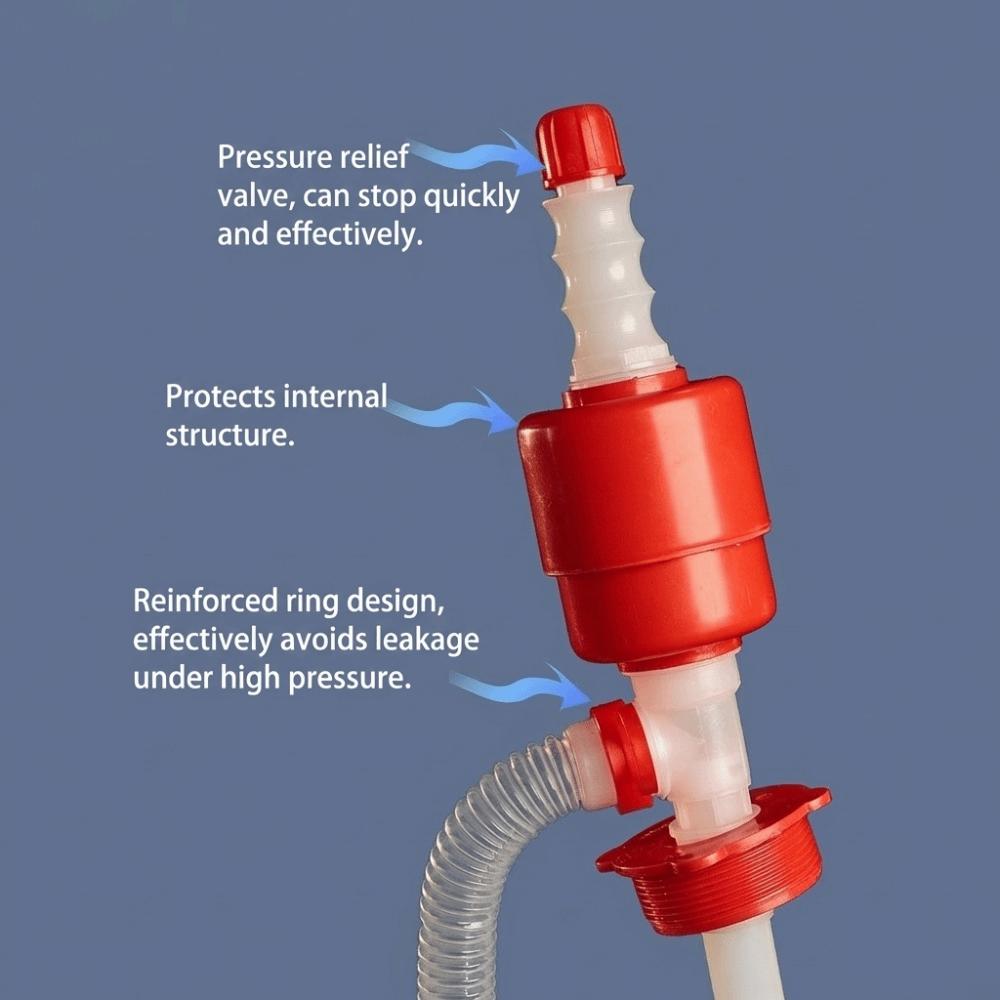 Portable Barrel Pump Plastic Liquid Extractor Drum Pump Hand Pump Engine Oil