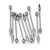 15/60/85 Pcs Body Piercing Jewelry Decor Unisex Tongue Nose Nail Navel Ring Set