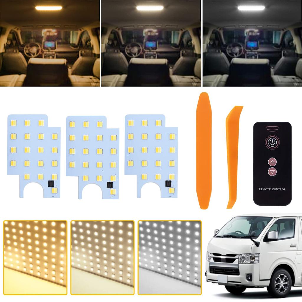 200 Series Hiace DX LED Room Remote Control Interior Part for Ace and 7th DX Warm and Daylight LED Easy Includes Special Tools and Instruction Manual