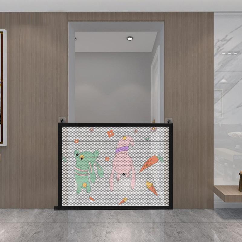 Retractable Baby Isolation Guard Gate Fence Child Fence Gate Pet Fence Pet Fence Isolation Net Home Use