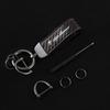 XTXG4 Carbon fiber Car Key Chain Leather Keychain Ring For Alfa Romeo Giulia Stelvio Giulietta 156 159 147 Mito Tonale Brera Disco V