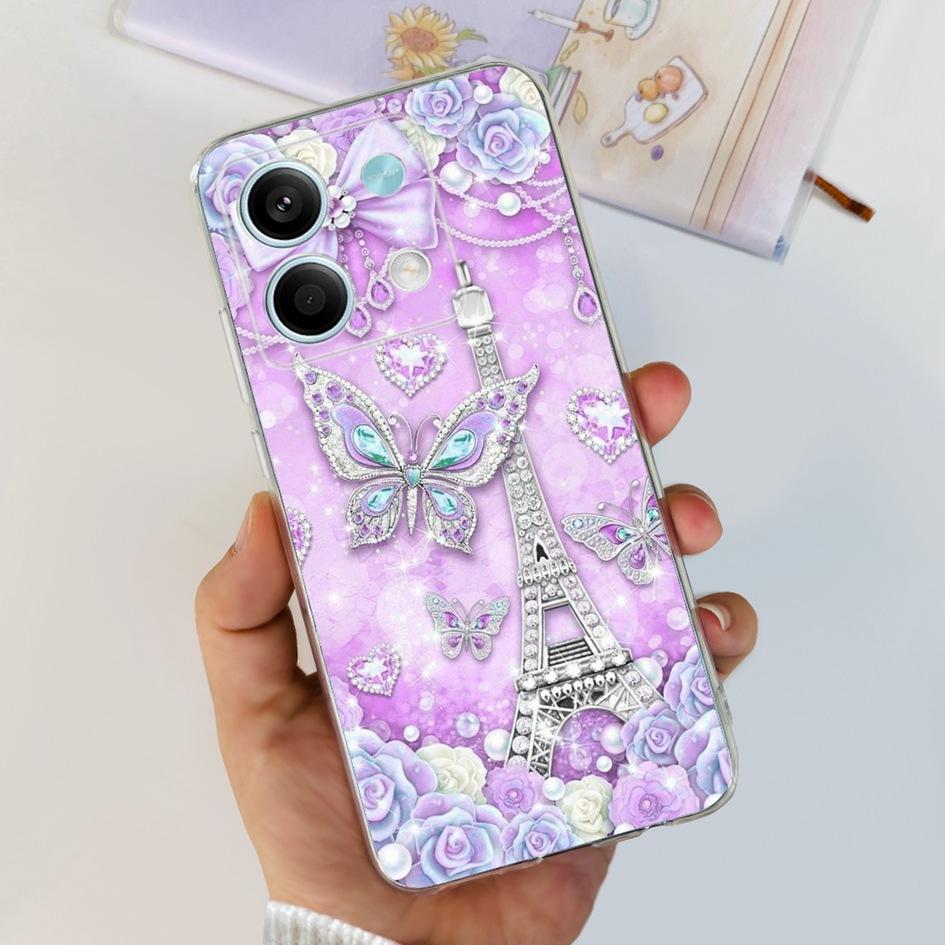 For Xiaomi Redmi Note 13 Pro 4G Case Fashion Leopard TPU Silicone Soft Fundas For Xiaomi Redmi Note 13 Coque on Note13 4G Bumper