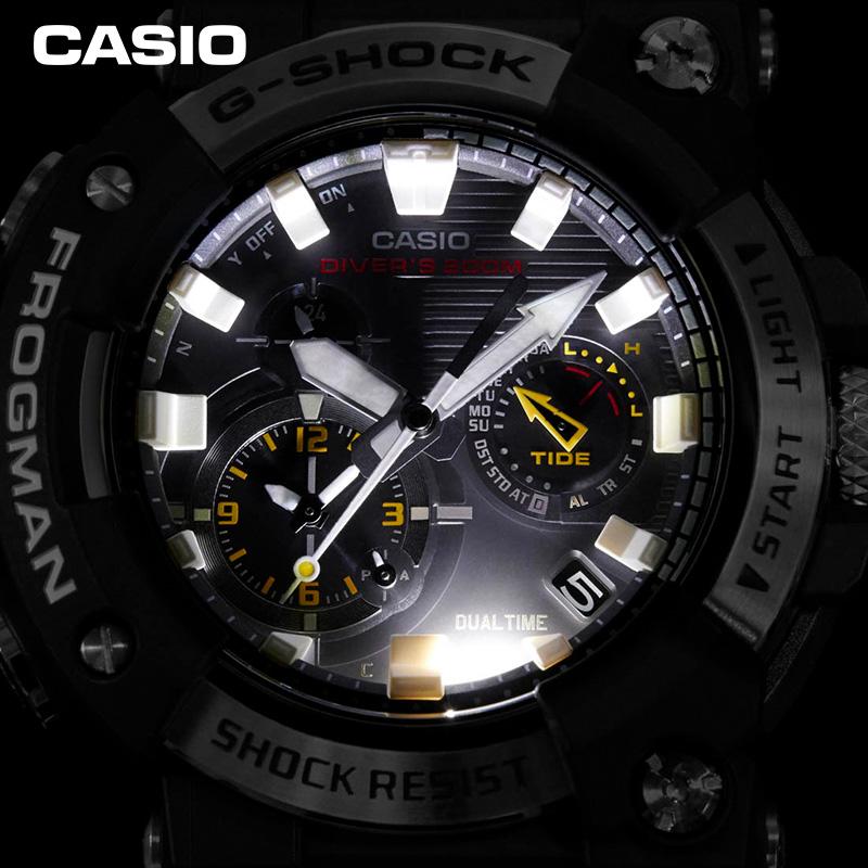Casio Мужские Черные Часы GWF-A1000-1A2 GWF-A1000-1A2
