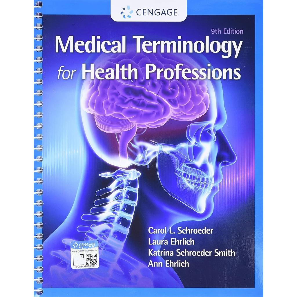 Medical Terminology for Health 9th Edition Spiral Paperback UKN772