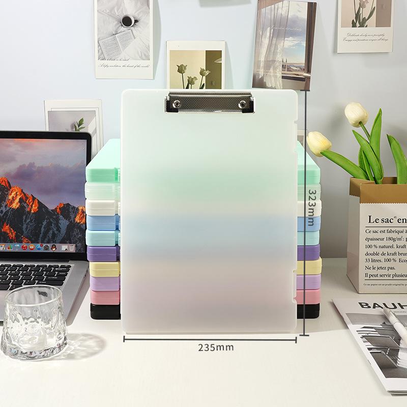 Прозрачная пластиковая многофункциональная коробка для хранения файлов формата А4 и папка для контрольных работ