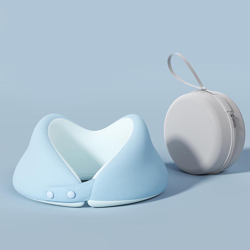 Memory cotton u-shaped pillow travel u-shaped neck pillow portable neck pillow foldable storage neck pillow