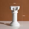 Римская колонна, подсвечник, ангел, украшение, скульптура из смолы, витрина, модель дома, мини-реквизит для фотосъемки, мягкие украшения