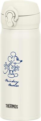 Бутылка для воды с вакуумной изоляцией мобильная кружка 400 мл Disney Mickey Ivory White IVWH JNL-405DS