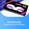 1 пара 3D цветных ресниц Мягкие пушистые ресницы из искусственного волокна 9 мм Наращивание ресниц с насыщенными цветами Хэллоуин Рождество Косплей Макияж Поддельный