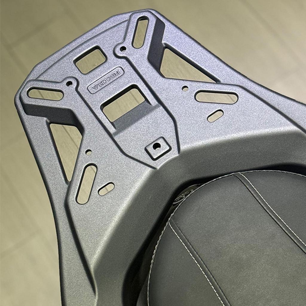 2025 NMAX Integrated Rear Rack: Thick Aluminum Alloy Spoiler & Trunk Rack