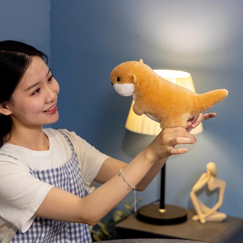 Имитация сурка плюшевые игрушки милый сурок плюшевый бац реалистичные животные мягкая кукла подушка креативный подарок на день рождения