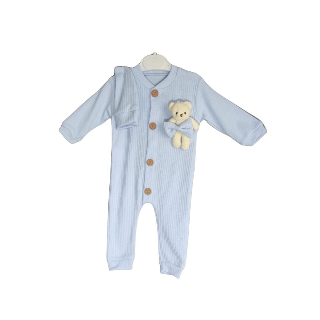 Long Sleeve With A Teddy Bear With A Teddy Hat 3-6-9 Months