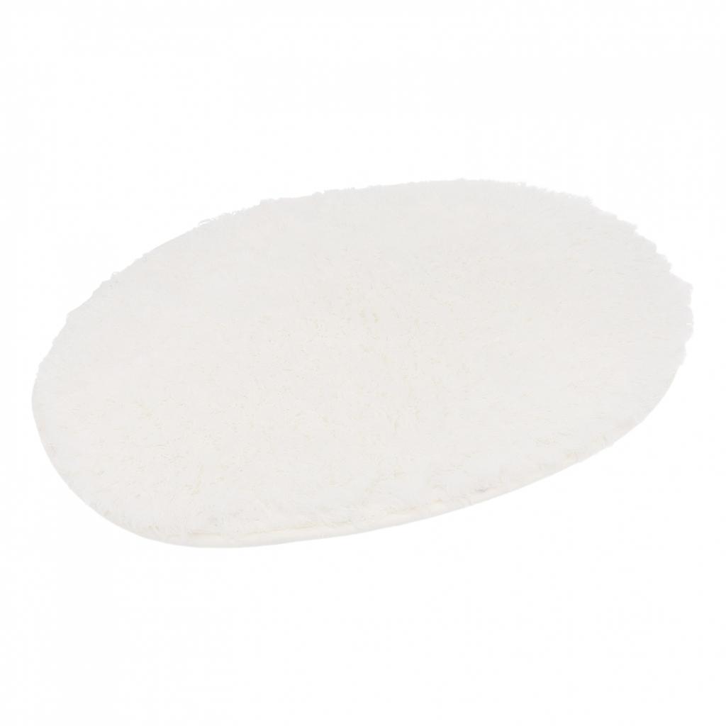 Декор Коврик для пола 30*50см Плюш+Спандекс Спальня Нескользящий Приятный на ощупь