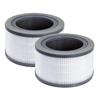 2 Pcs Air Purifier Replacement Filter for Levoit Vista 200 Air Purifier,3 In 1 Efficiency Activated Carbon HEPA Filter