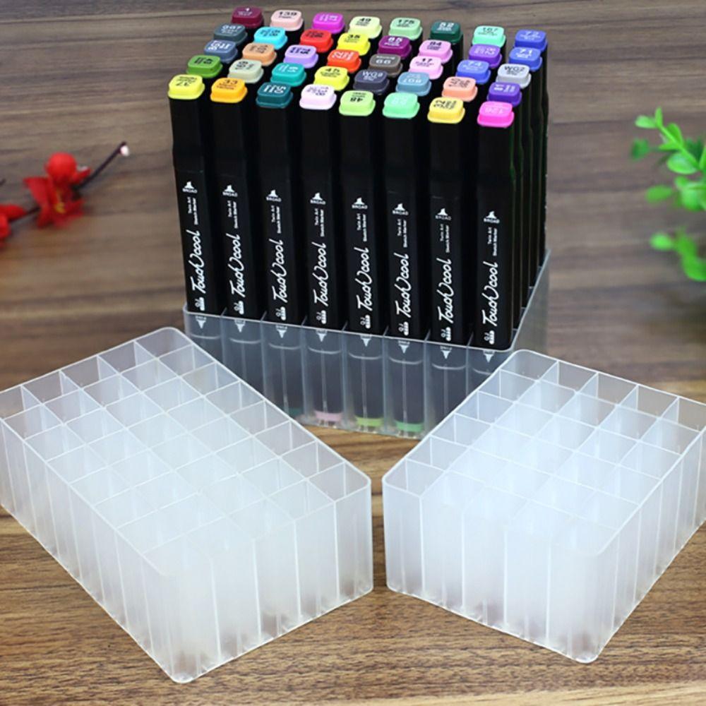 Large-capacity Pen Holder 12/30/40 Slots Make-up Brush Stand High Quality Marker Pen Holder