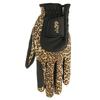 MIC 39 GOLF FIT39 Left Hand Size Small Gloves, Unisex, MGF-220N, (Right-Handed), Leopard/Black,
