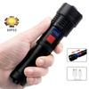 Battery Power Powerful Emergency Aluminum Flashlight Torches Working Torch Light Rechargeable Zoom Led