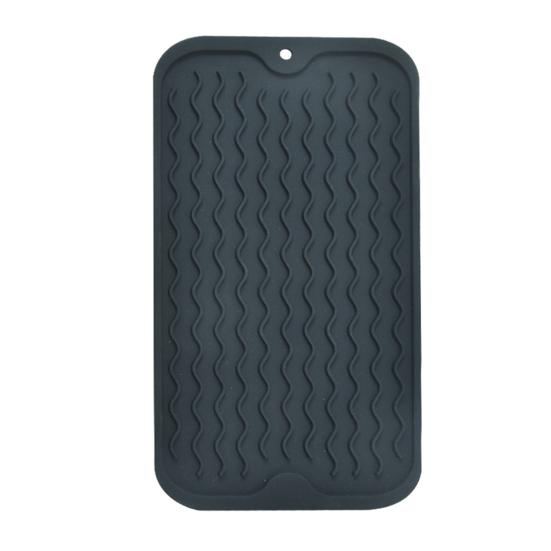 Сливной коврик Силиконовый, многоразовый, термостойкий, противоскользящий, легко чистится, герметичный, кухонная стойка, раковина, барная стойка, чашка для бутылки, коврик для сушки посуды