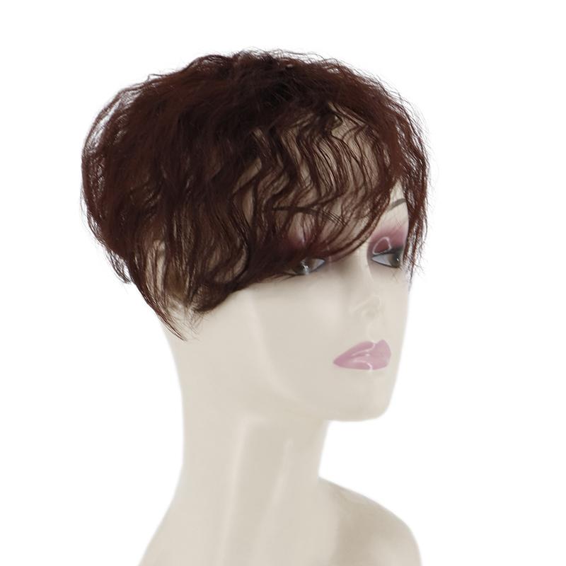 MERISIHAIR Женские короткие вьющиеся наращивания волос Синтетическое волокно для наращивания волос покрывает белые волосы и выпадение волос Короткий вьющийся шиньон