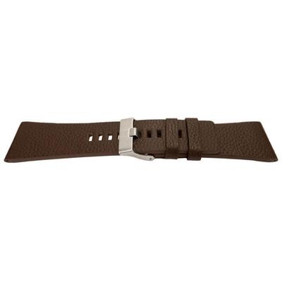 Bracelet Montre - MY-MONTRE - Diesel Style - Cuir Veau - 30mm - Marron Foncé