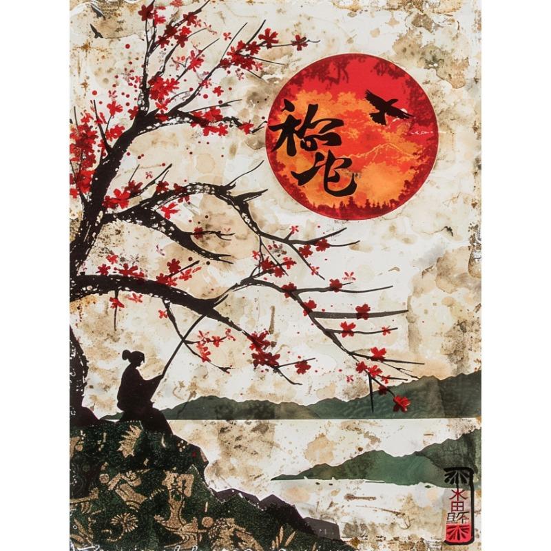 Винтажный постер в стиле Хироси Ёсида Традиционный японский деревенский пейзаж Холст Живопись Настенное искусство Гостиная Домашний декор