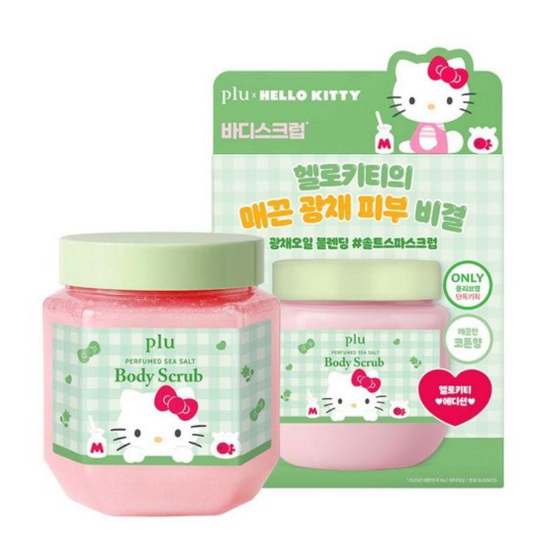Plu Sanrio Hello Kitty Парфюмированный скраб для тела Морская соль White Blanc (600 г)