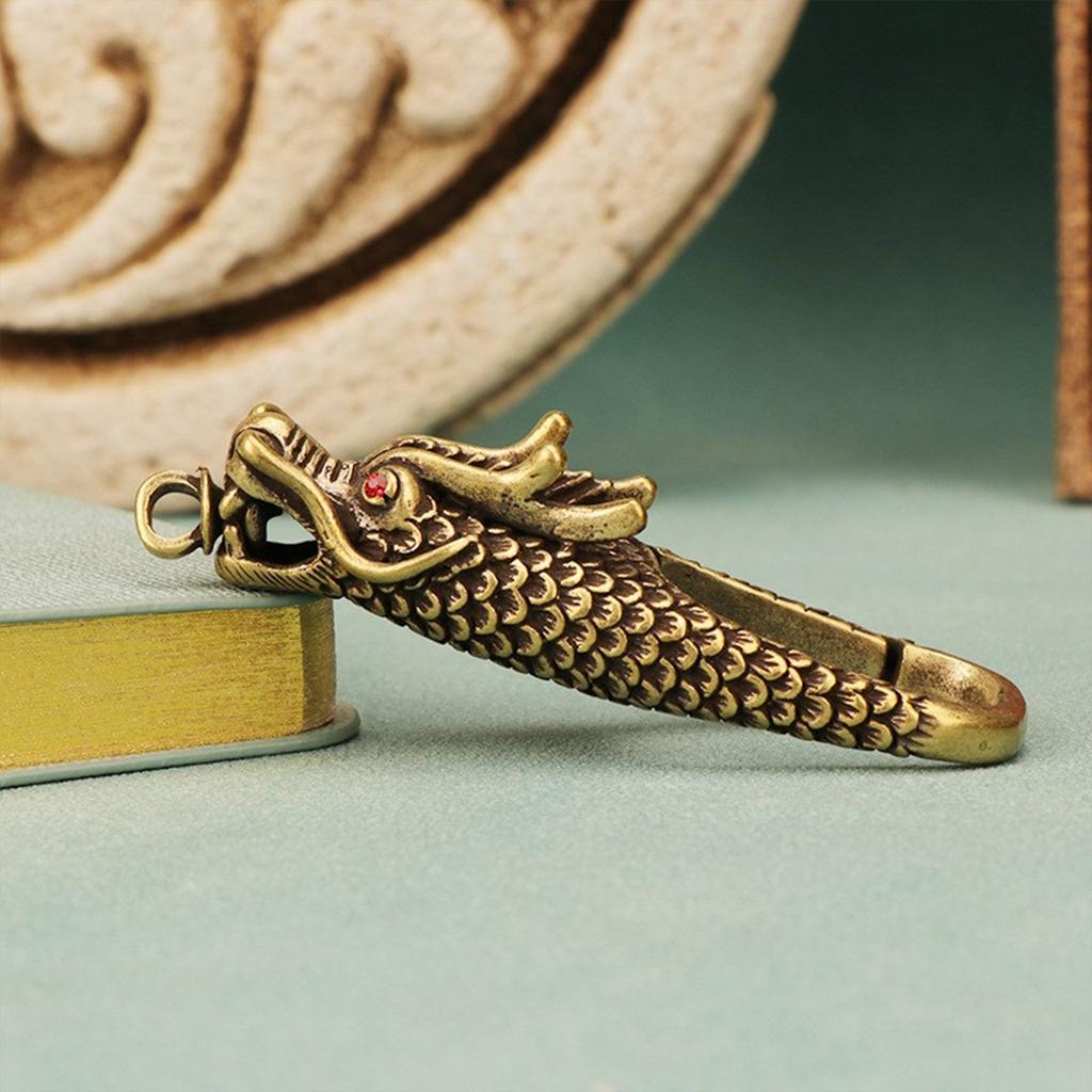 Set of 2 Dragon Keyring Charm Metal Key Holder Car Key Accessory Bag Pendant Jewelry Craft Supplies for Men and Women