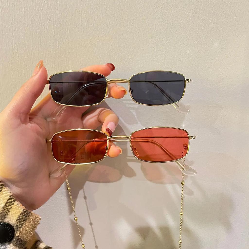 Vintage Sunglasses Men Square Metal Frame Sunglasses Pilot Mirror Classic Retro Sun Glasses Women Luxury Summer Eyewear
